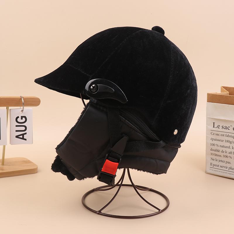 Horse Riding Helmet Professional Unisex Classic Horse Riding Cap Protective Gear Outdoor Adjustable Sports Equestrian Hat Cap