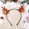 Christmas Elf Antler Bell Headband - Festive Cartoon Fairy Style for Holiday Parties