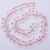 100x Crystal Glass Faceted Beads Charm Pendants Drilled DIY Craft Clear