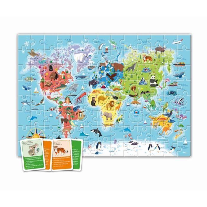 Clementoni - Entdecke die Welt Puzzle - Mit Aktivitäten, Herausforderungen, Tombola und Suchspiel - Ab 6 Jahren