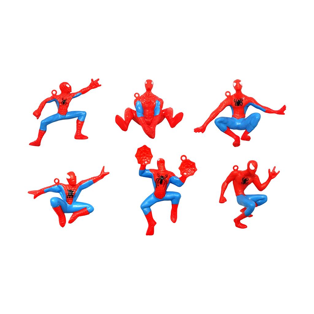 Set of 9 Action Figures Collectible Toy Models for Boys and Girls Flexible Poseable Handheld Figurines for Display and Play