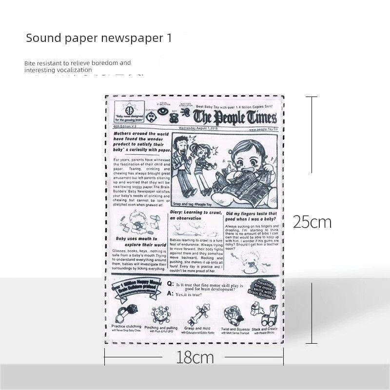 

Dog Toy Sound Artificial Extra Large Newspaper Ringing Paper Molar Long Lasting Relieving Stuffy Teddy Bichon Golden Retriever Pet Supplies Small size newspaper [second half price]]