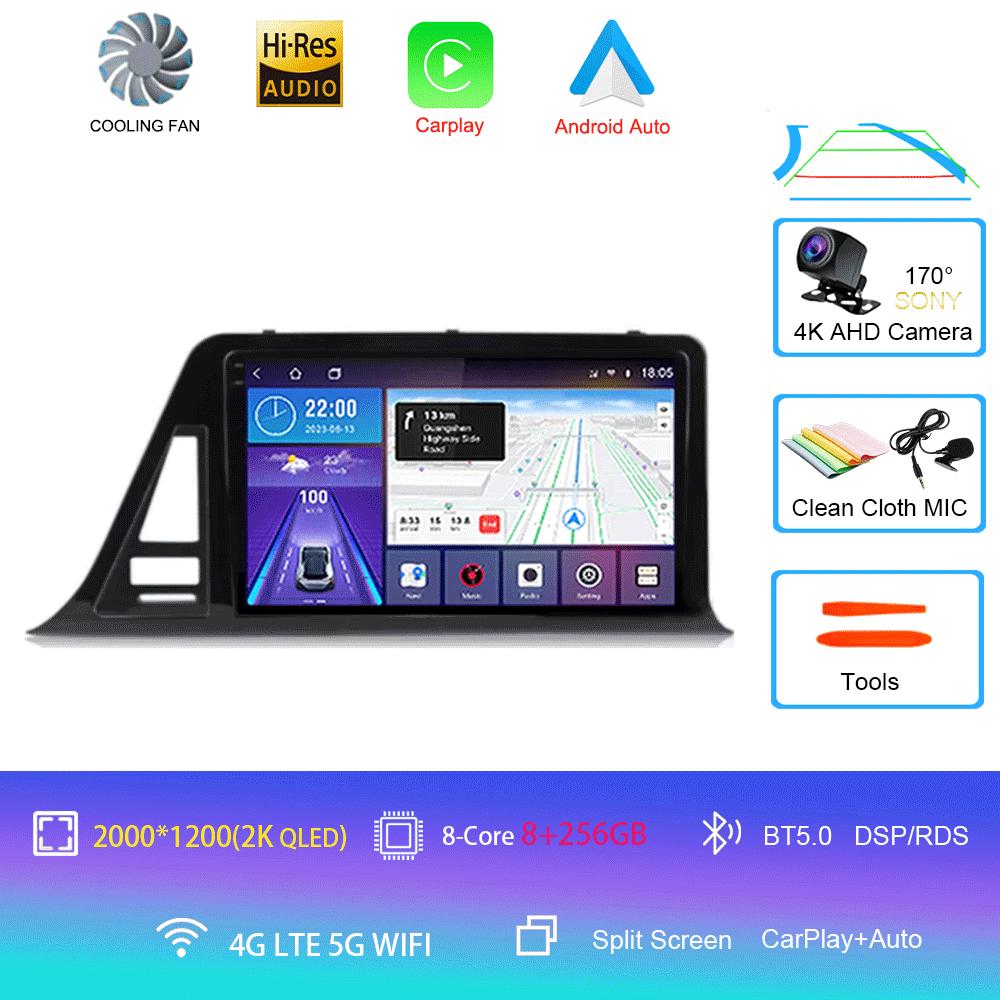 For Toyota C-HR CHR 2016-2020 Car Radio Android 14 Carplay Auto Screen Multimedia Player Right Hand Driver Stereo 2din Head Unit