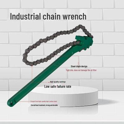 Cheie cu lanț și cheie reglabilă multifunctională pentru țevi - Unealtă universală cu eliberare rapidă