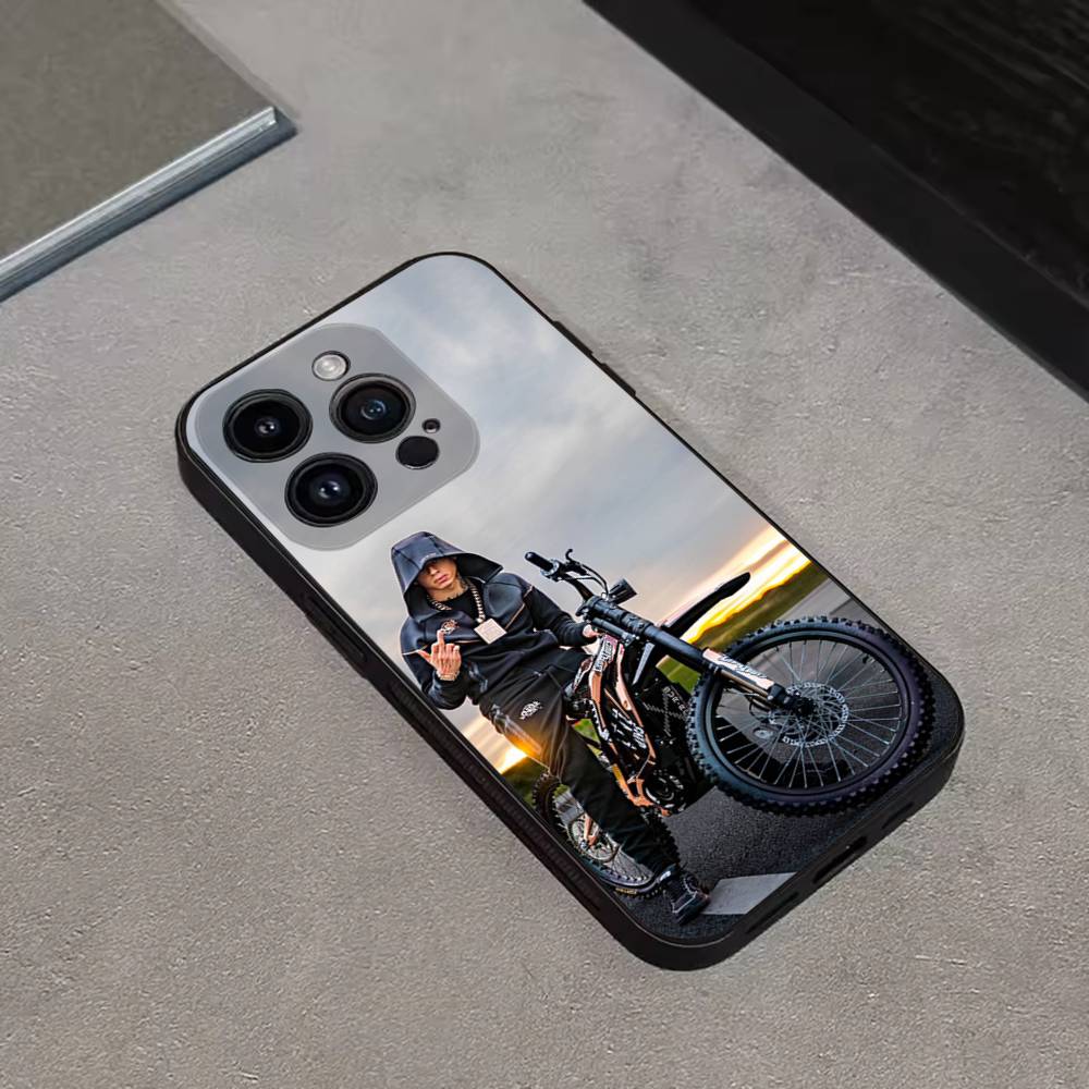 Rapper Central Cee Phone Case For iPhone 16,15,14,13,12,11 Plus,Pro Max,XS,X,XR,SE,Mini,8,7,Soft Silicone Black Cover