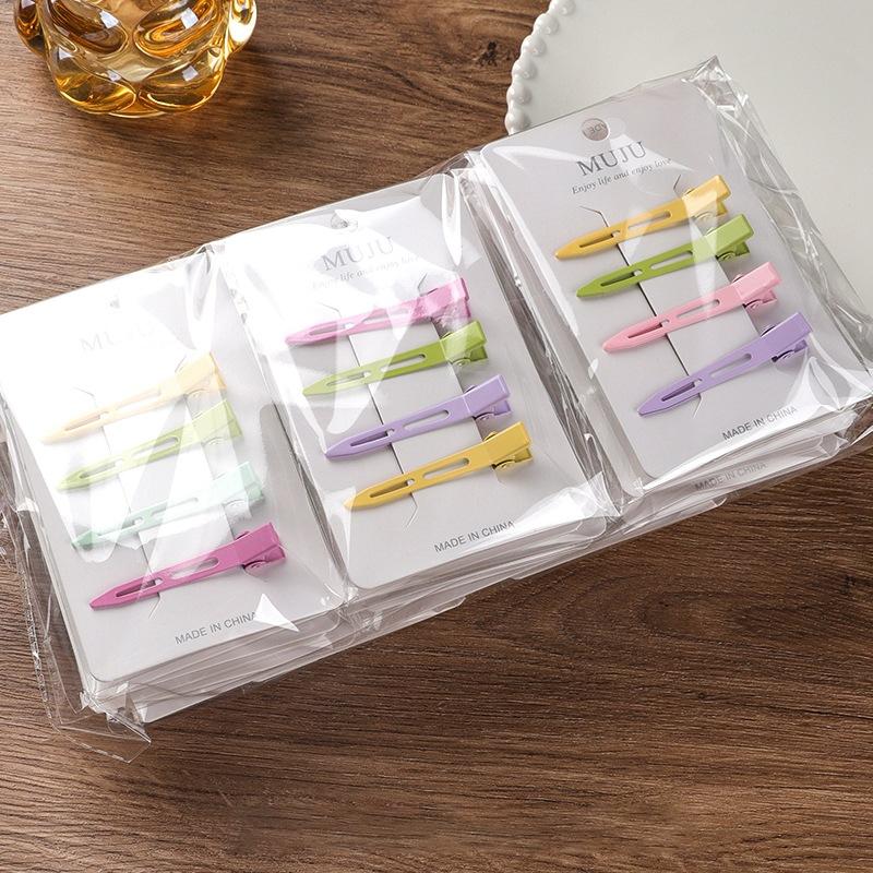 4 new hair clips for root volumizing, makeup setting clips, popular seamless hairpins for side bangs.