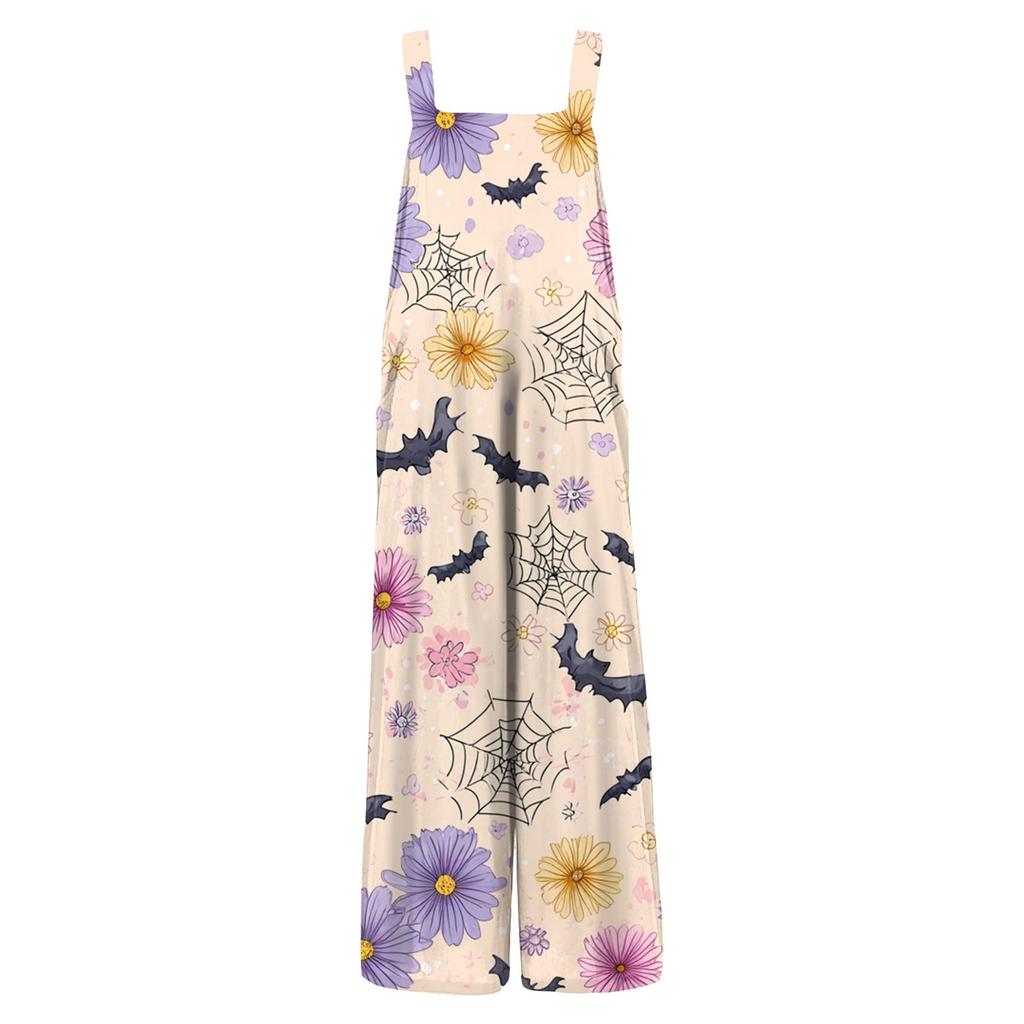 Tuta da donna stampata casual ampia