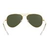 Ray-Ban Gold Rim Green Lenses Alloy Round Sunglasses for Men