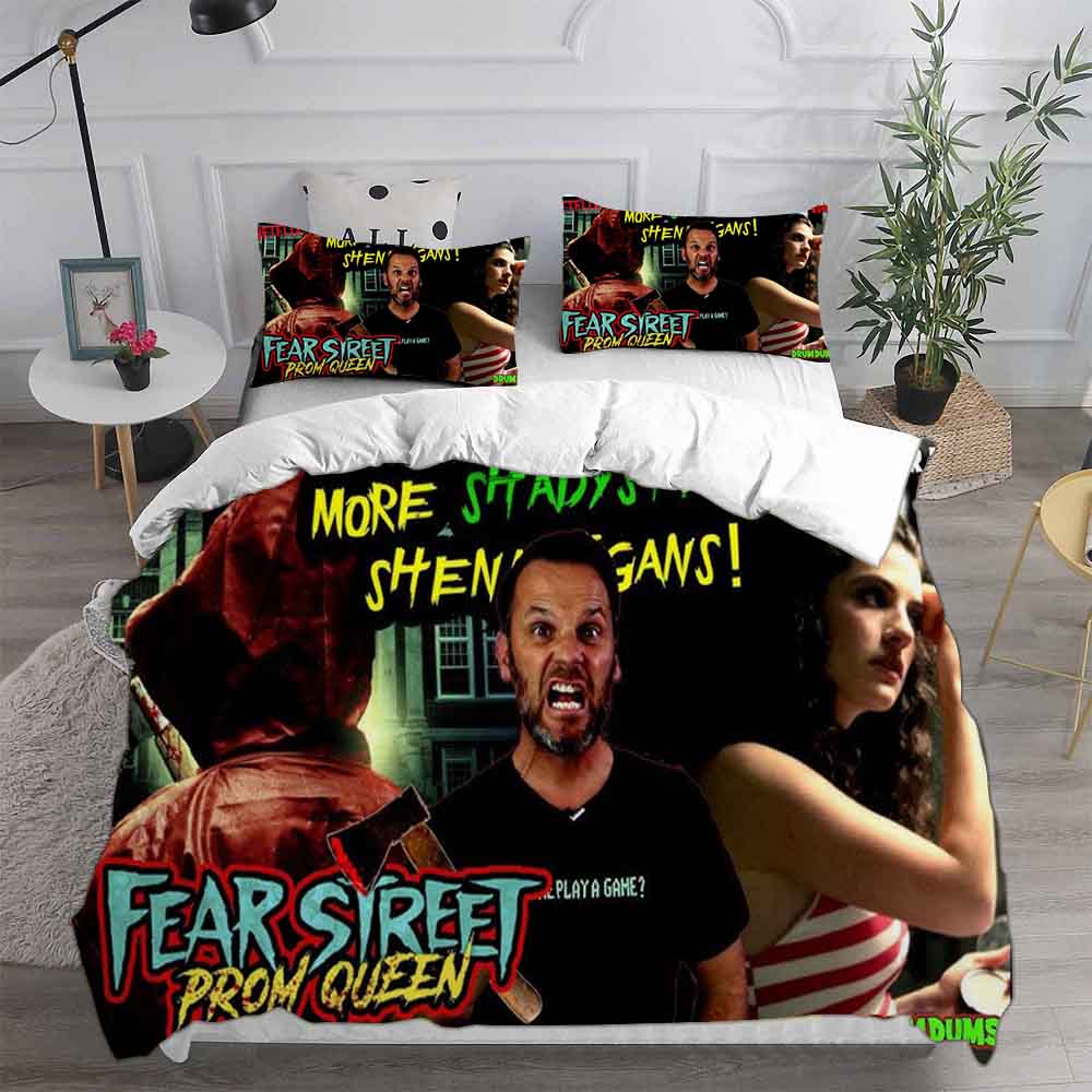 Улица страха Королева выпускного бала () Комплекты постельного белья Одеяло Покрывало Пододеяльник Наволочка Комплекты из 2-3 предметов Детский Взрослый размер EU Single 135x200cm