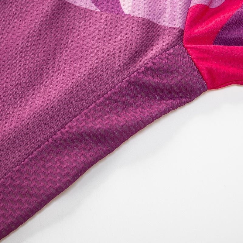 Quick Dry Short Sleeve Cycling Jersey White Bib Pants Bicycle Clothing Set Sport Jerseys Camouflage Pattern Women Cycling Clothes Suits