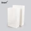 White Kraft Paper Square Bottom Bread Packaging Bags