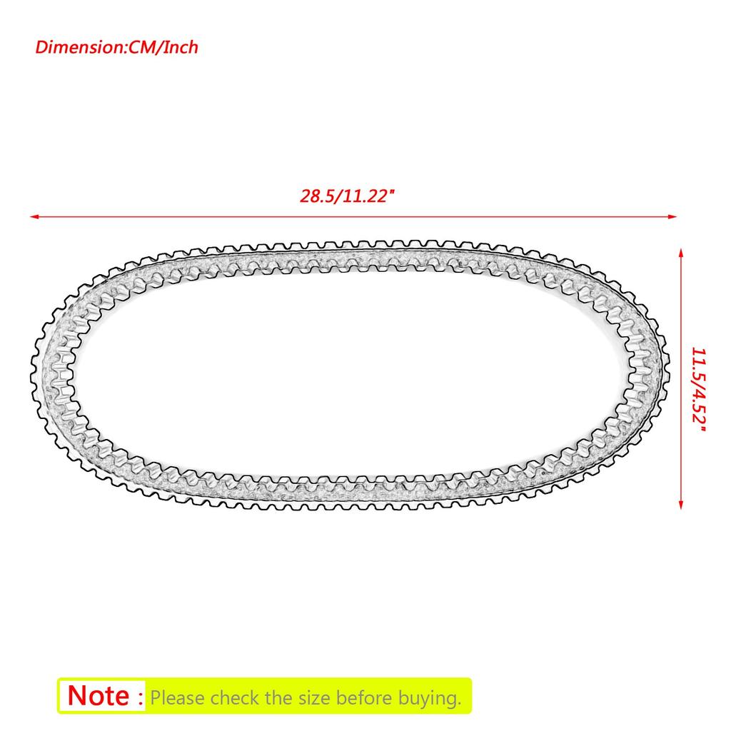 Drive Belt For Honda Metropolitan NCH50 12-15 4-Stroke Scooter 23100-GFC-901