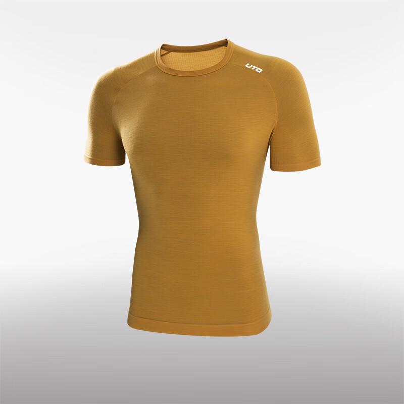 UTO Men s Merino Wool Short Sleeve Quick-Dry T-Shirt L