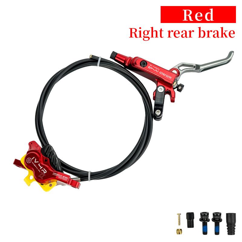 ONIRII/IIIPRO IV4R 4 Piston Hydraulic Disc Brake MTB AM DH Bike Brake  82/145cm CNC Mineral Oil for Mountain XC Climbing Bicycle