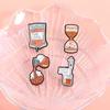 Inject Coffee Enamel Pin Medical Syringe Infusion Bags Pure Coffee Brooches Lapel Badge Jewelry Gift For Coffee Lover Friends