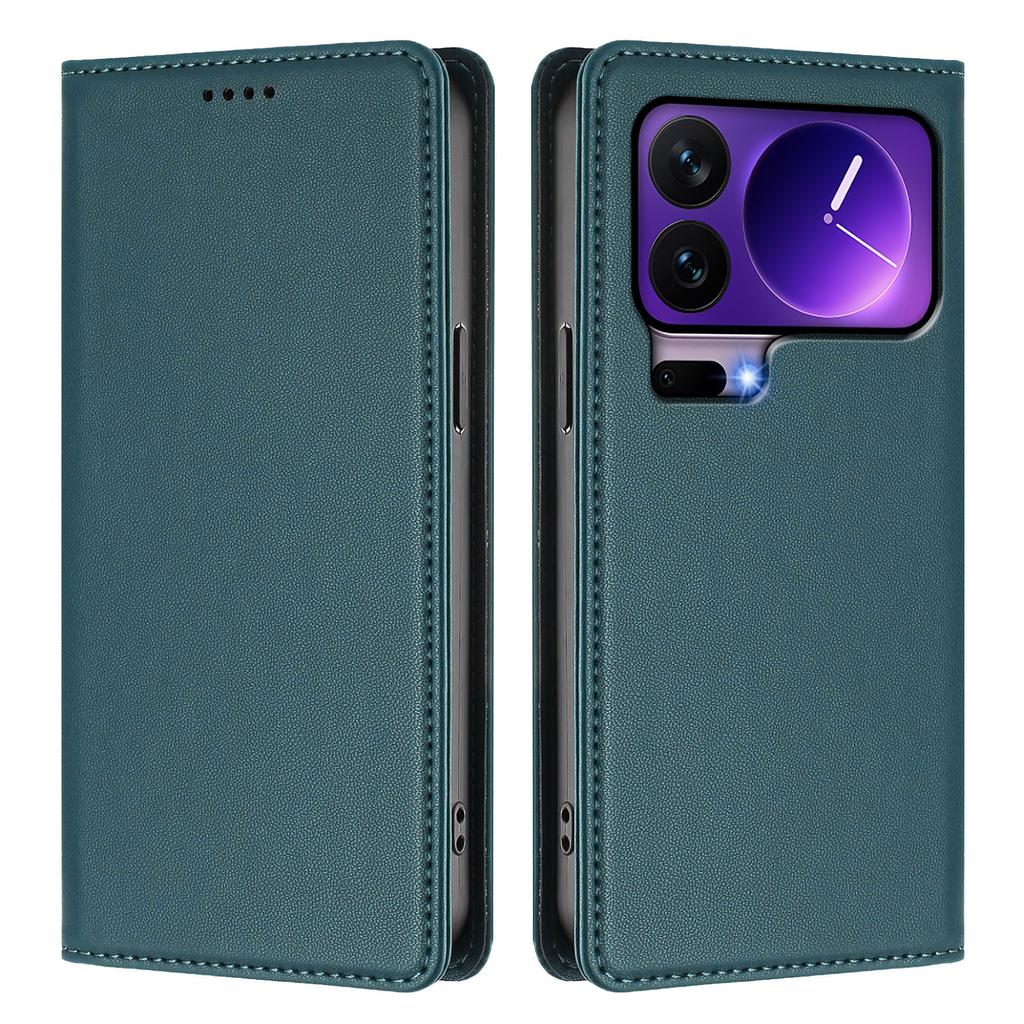 For Xiaomi 17 Pro Leather Wallet Case Magnetic Closure RFID Blocking Phone Cover