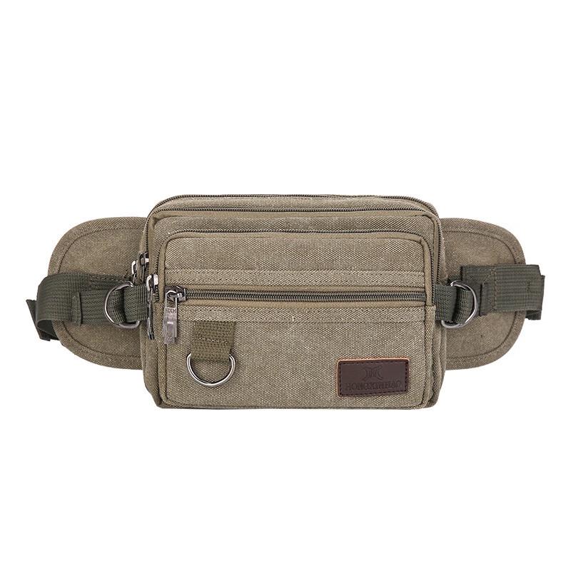 Men's Durable Canvas Work Waist Bag