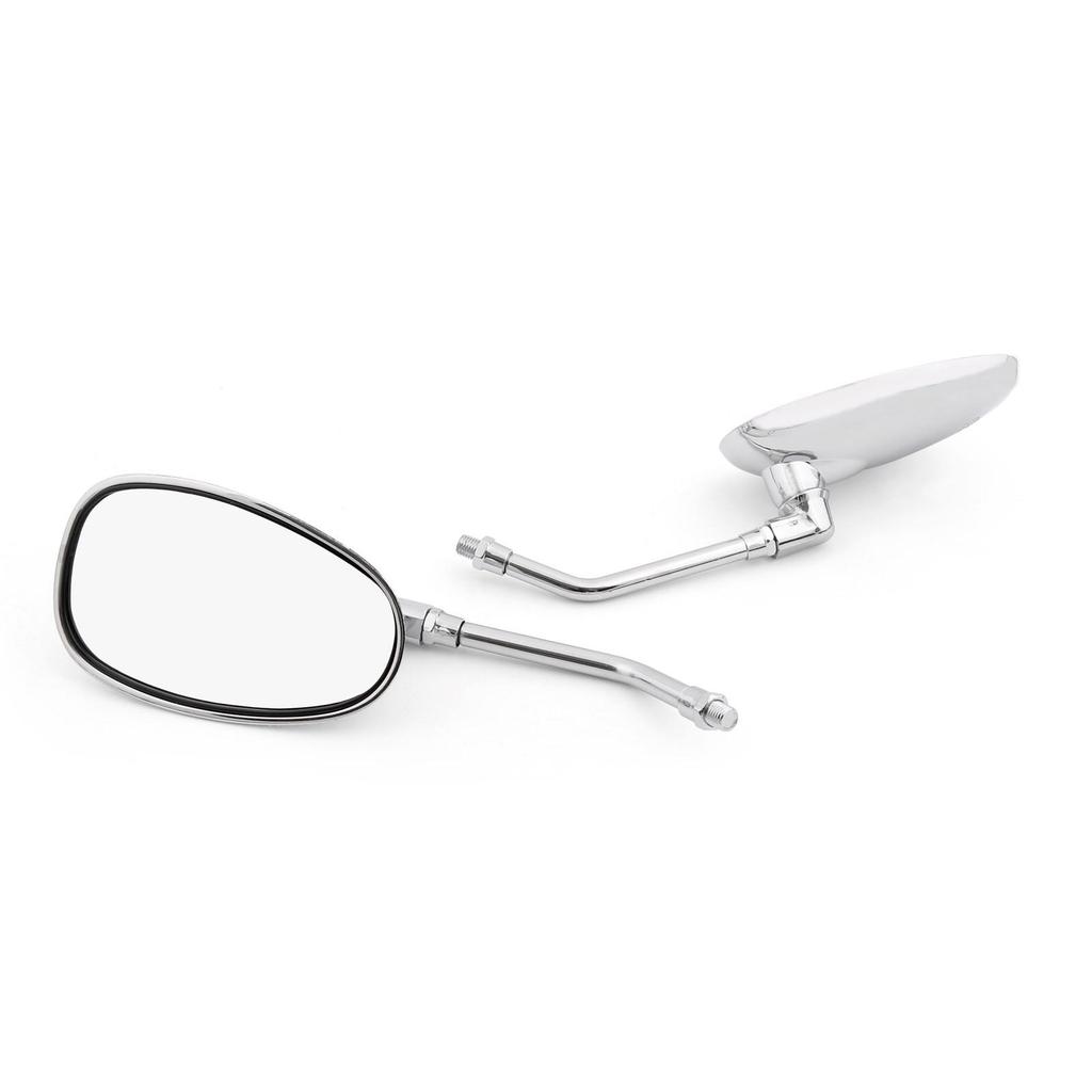 10mm Motocycle Rear View Mirrors For Yamaha XV1100/535/750 SR125/185/250 SRX600