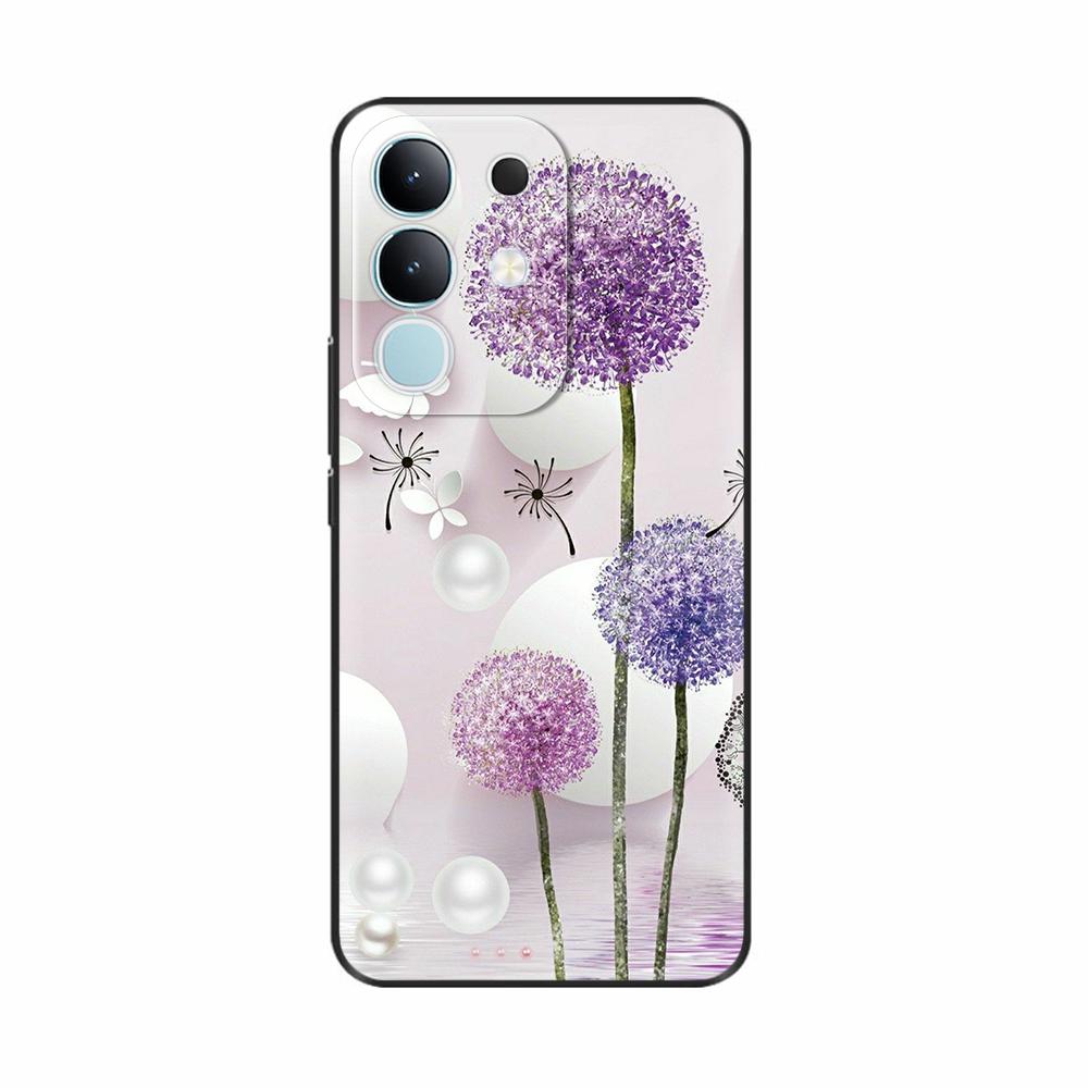 Pour Vivo Y29 4G Coque Mignon Panda Silicone Liquide Doux Étuis de Téléphone Pour Vivo Y29 4G Coques Y 29 Fundas Protection Dessin Animé Couverture Arrière