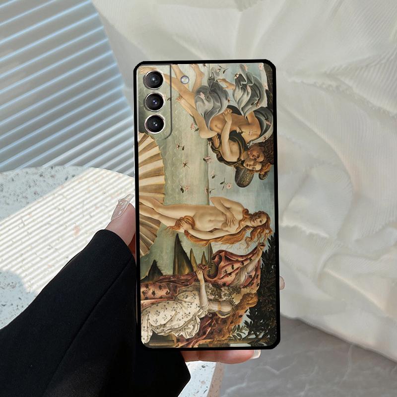 Art Painting Birth Of Venus Funda For Samsung Galaxy S22 Ultra S21 FE S20 FE S8 S9 S10 Plus Note 10 20 S23 Ultra Case