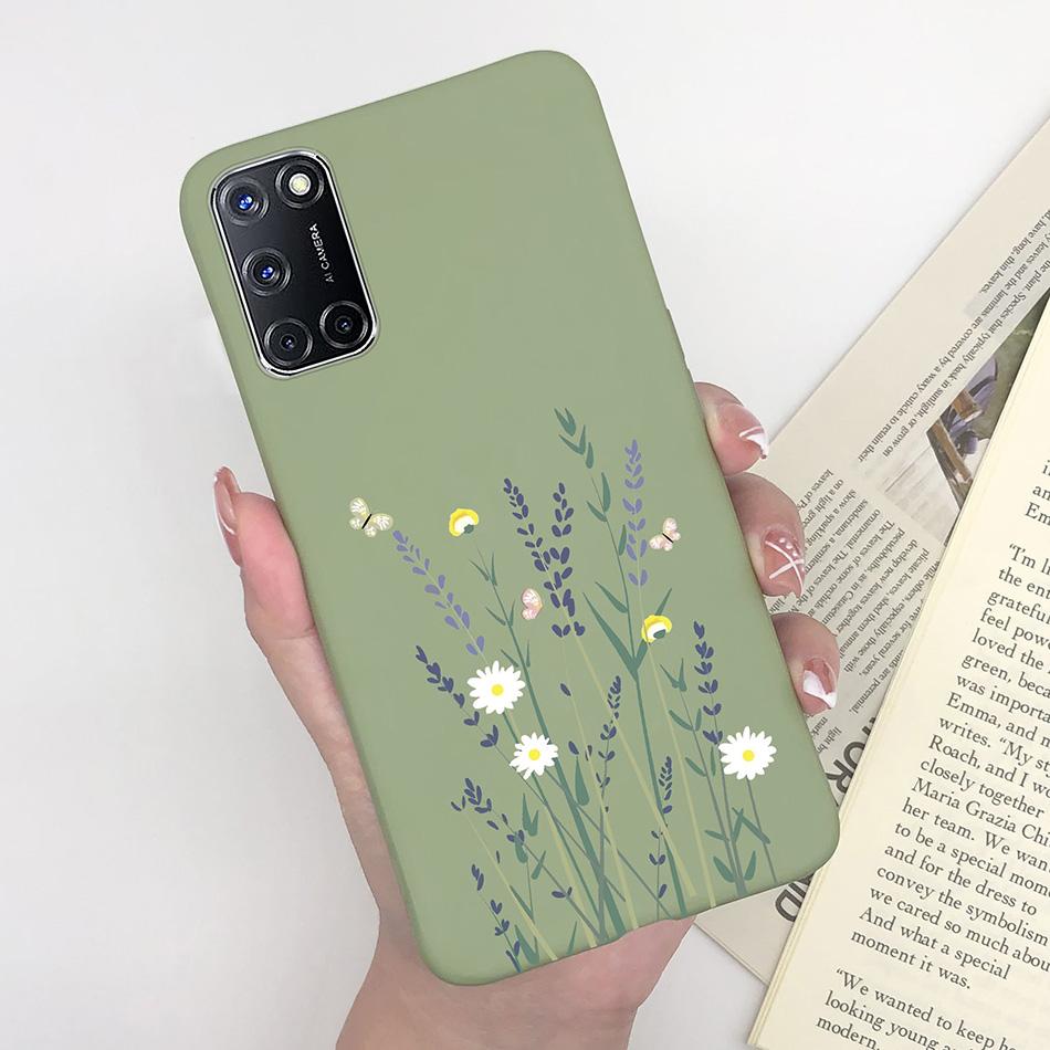 For Oppo A52 A72 A92 Case Cartoon Silicone Coque Heart Painted Cover For Oppo A72 A52 A 52 A 72 A 92 OppoA52 OppoA92 Phone Case