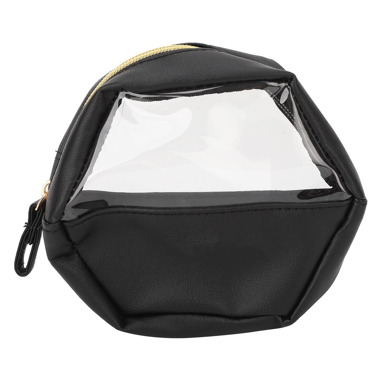 

Шестиугольная сумка для туалетных принадлежностей, портативная косметическая дорожная сумка, косметичка из искусственной кожи, сумка для переноски туалетных принадлежностей