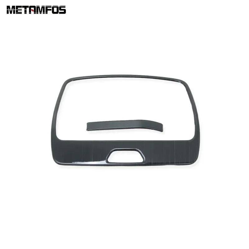 For Ford Kuga Escape - 2024 Carbon Fiber Armrest Box Rear Air Condition Vent Outlet Cover Trim Accessories Car Styling