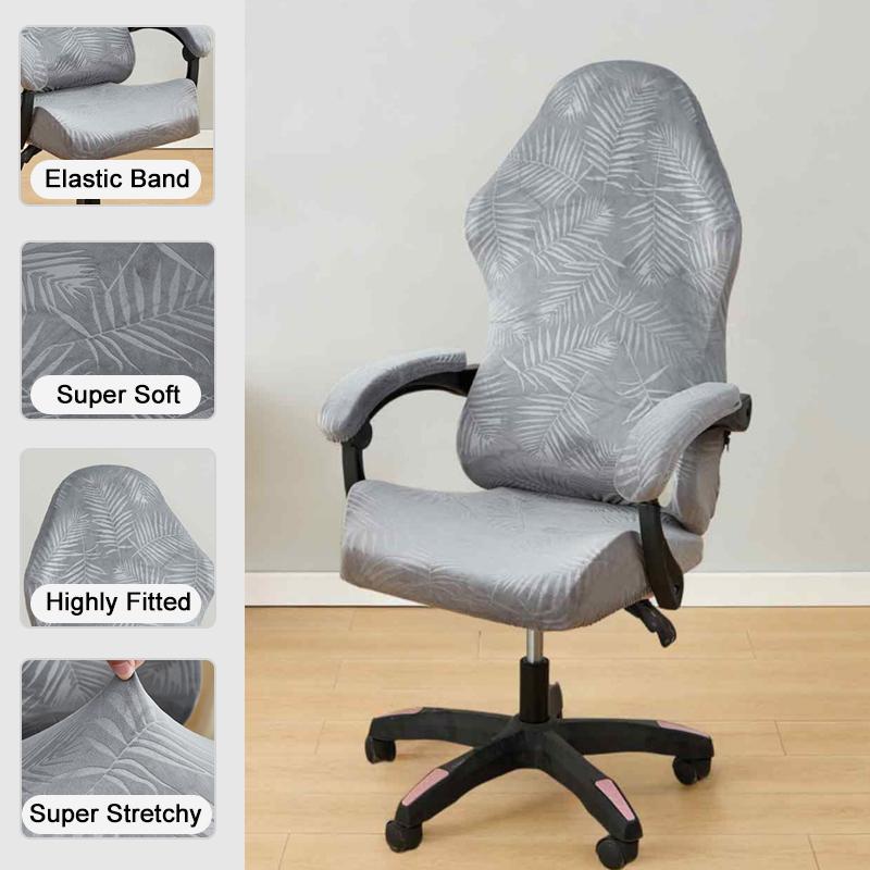 E-sports Gaming Chair Covers Stretchy Velvet Ergonomic Office Computer Game Chair Cover Home Chair SeatCover With Armrest Covers