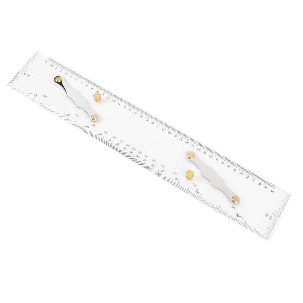 450mm Marine Navigation Parallel Ruler High Transparency Acrylic Nautical Sea Chart Plotting Tool