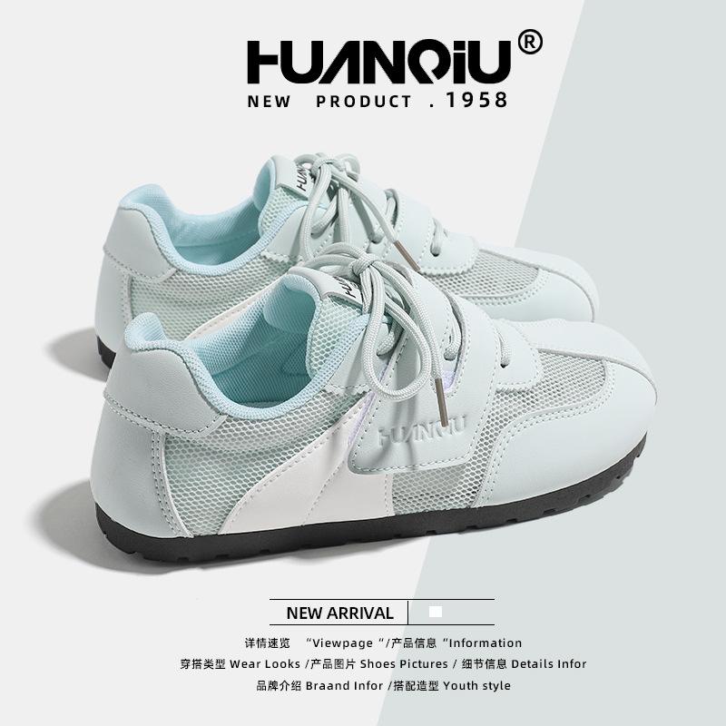 Global women's shoes mesh breathable flat baseplate shoes women's KMXFX8093 summer new trend versatile German training shoes women