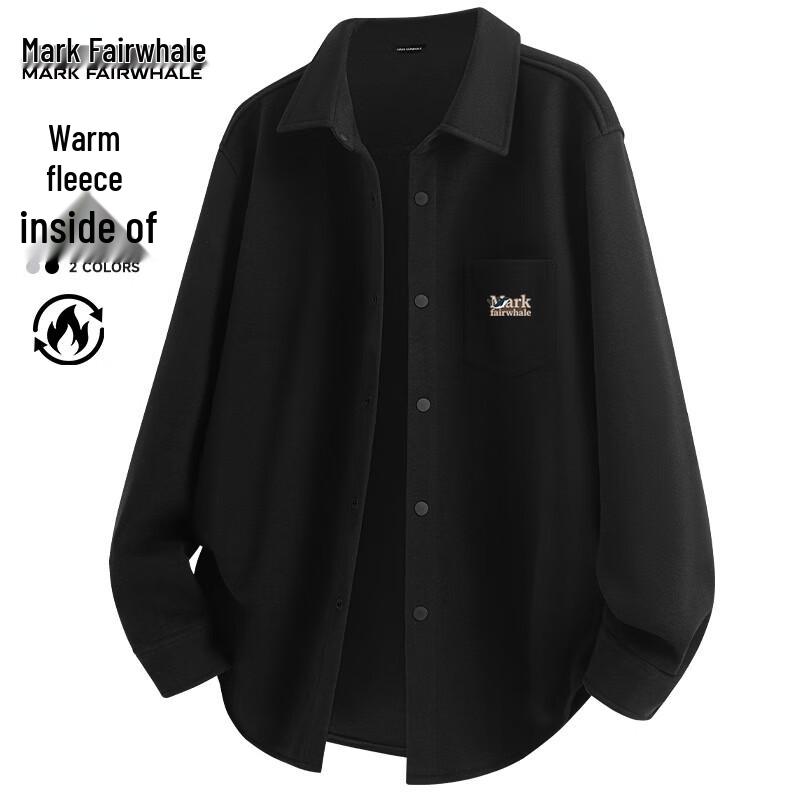 Mark Fairwhale Men's Fleece-Lined Flannel Work Shirt