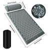 Shiatsu Acupressure Mat Spike Massage Pad Kuznetsov's Applicator Sport Fitness Cushion Pillow Massager Yoga Mat Pilates Exercise