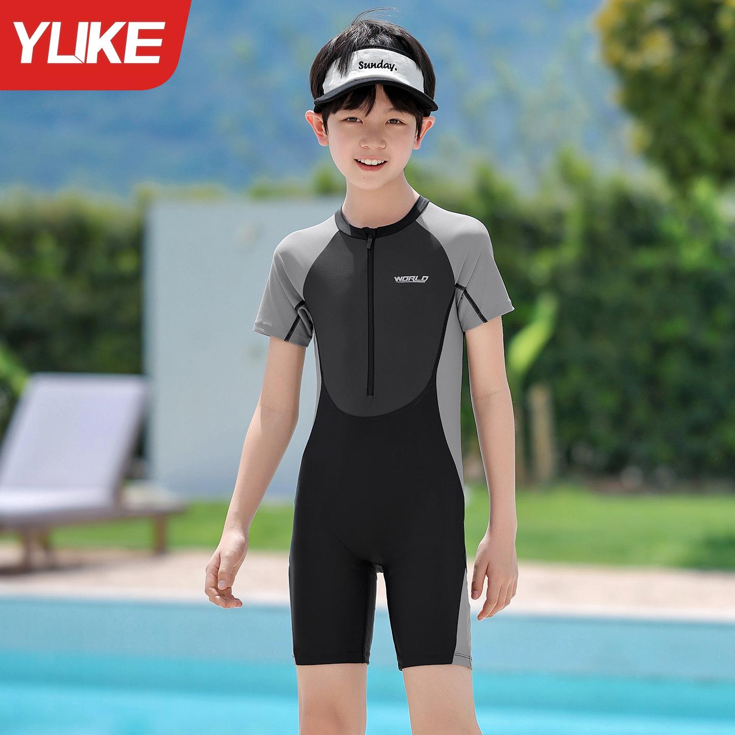 Men s Professional One-Piece Swimsuit for Swimming Pool Training 3XL