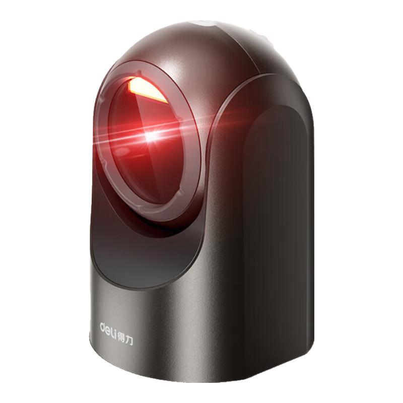 Deli 14960S Wired Desktop 1D/2D Barcode Scanner