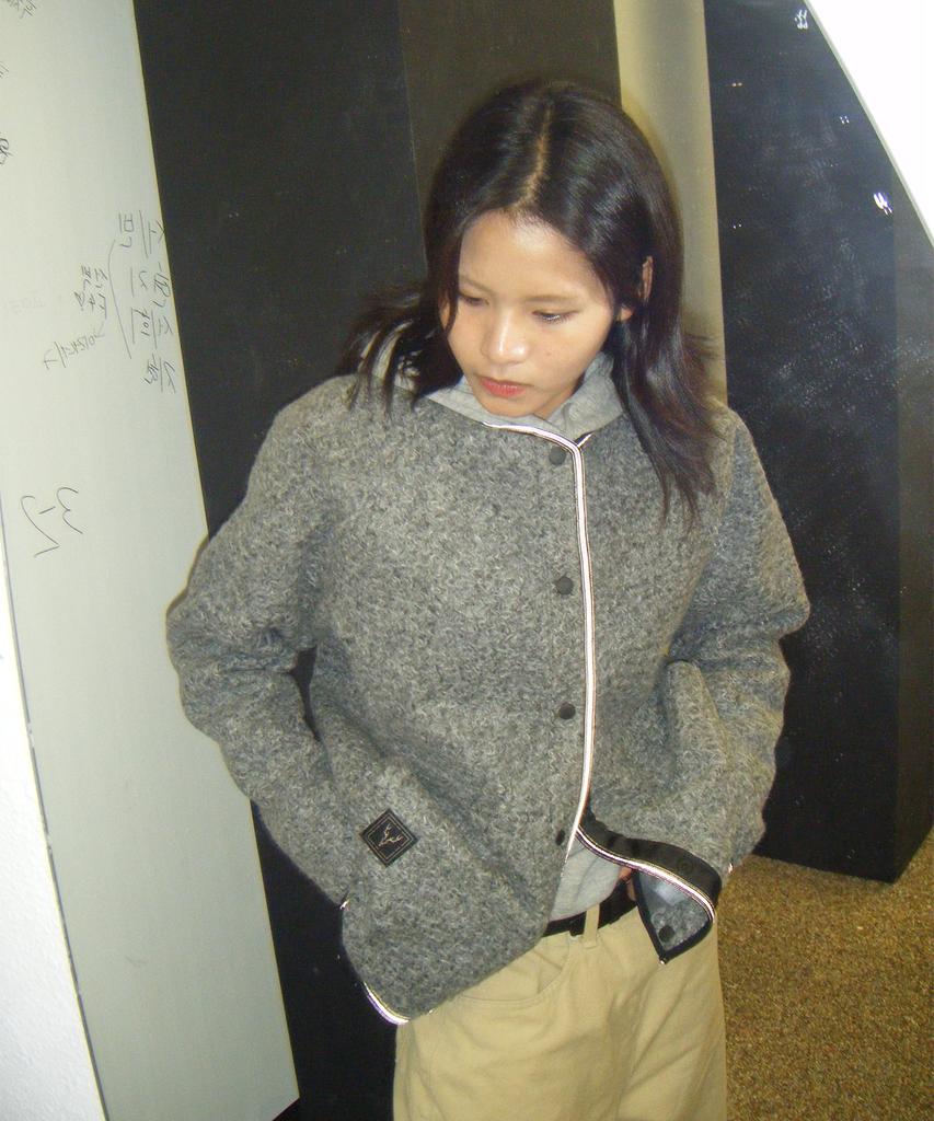 Pollution Sweater-Like Hybrid Jacket Charcoal
