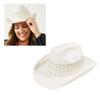 Bride Cowboy Hat Bachelorette Party Hat Bridal Party Hat Tassel Cowboy Hat Bridal Fedora Hat Tassel Cowgirl Hat