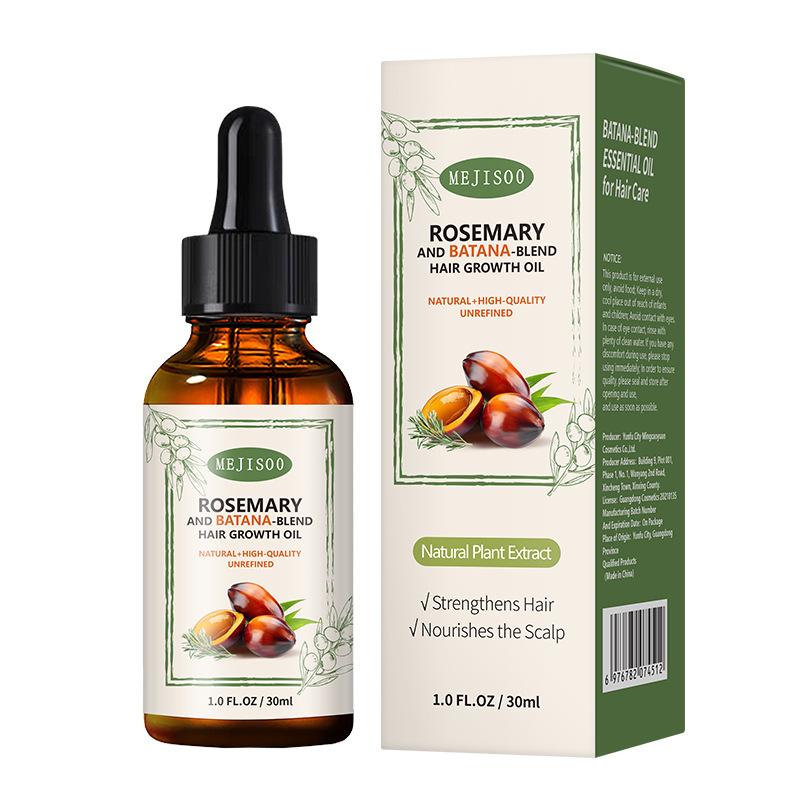 Batana oil Hair Care essential oil makes hair smooth and fluffy.