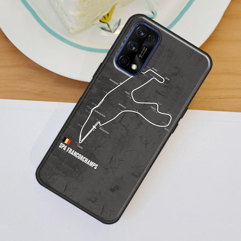 Circuito da Corsa Formula 1 F1 Per OnePlus 11 10 Pro 10T Nord 3 2T CE 2 Lite Realme C55 C35 C33 C31 C30 C21Y GT Neo 5 Custodia