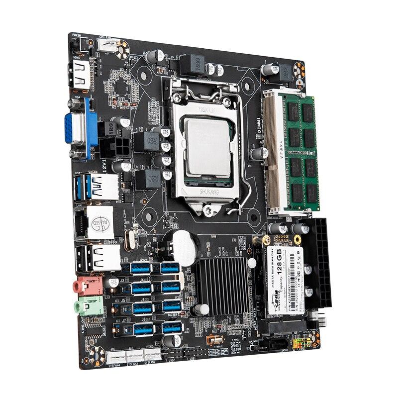 Buy TISHRIC ATX-B75E Mining Motherboard With 4GB Memory+G30 CPU+128G ...