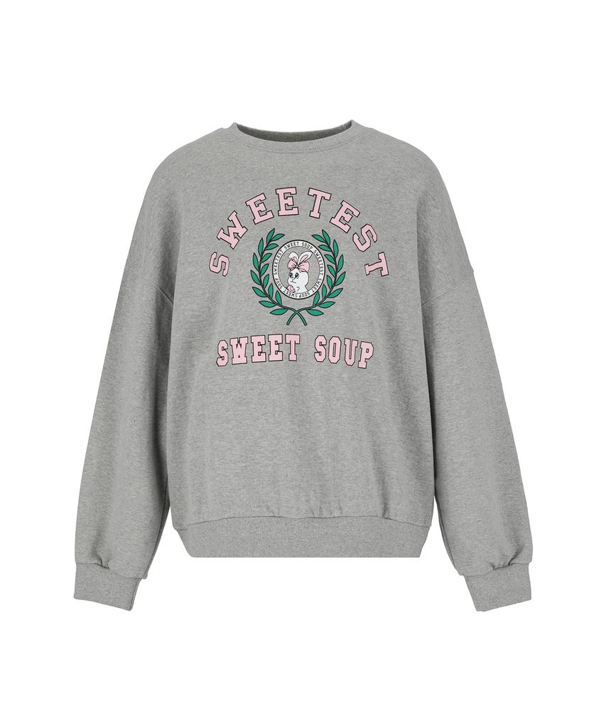 SWEET SOUP Signature Print Sweatshirt (Wb2Ltf3)
