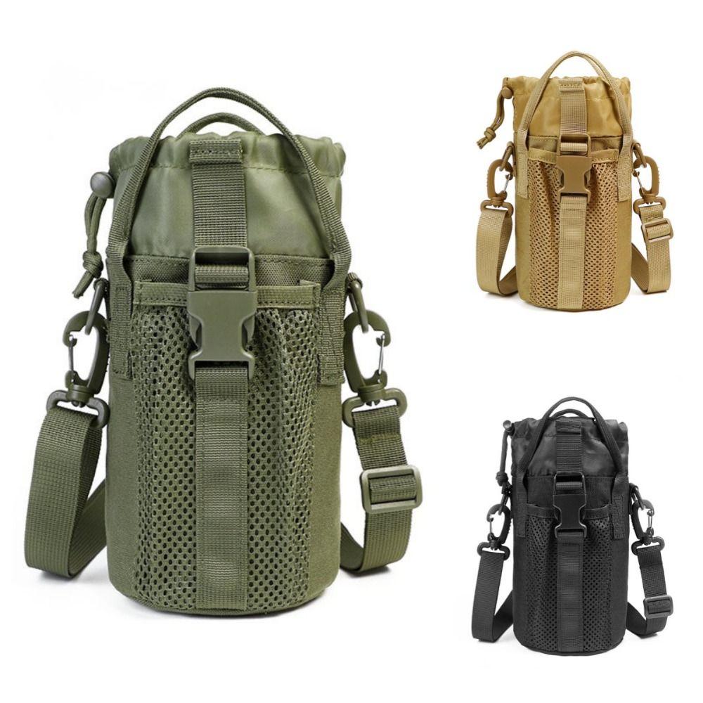 Large Capacity Gym Bottle Bag Adjustable Crossbody Sports Bag Water Bottle Sling Bag  Outdoor