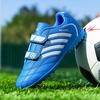 28-38 Støtdempende Sklisikker slitasjebestandig borrelås Kort spiker utendørs fotballsko Trening Barnesko