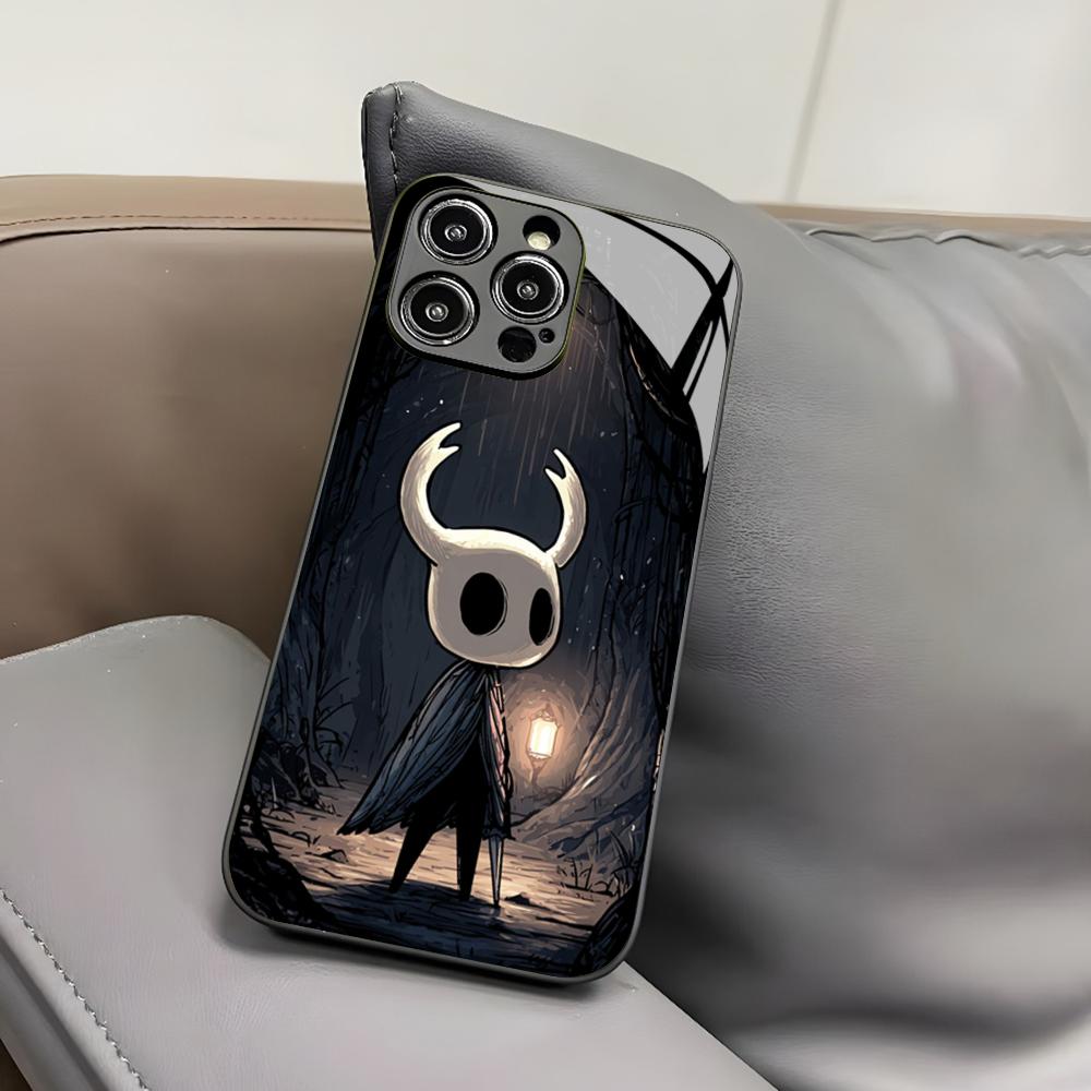 Game The Hollow Knight Phone Case for Iphone 17 Air 16 15 14 12 11 13 Pro Max Mini X Xr Xs Puls Black Glass Cover