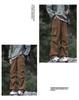 Men's High Street Tactical Cargo Pants - Autumn/Winter Pleated Outdoor Style