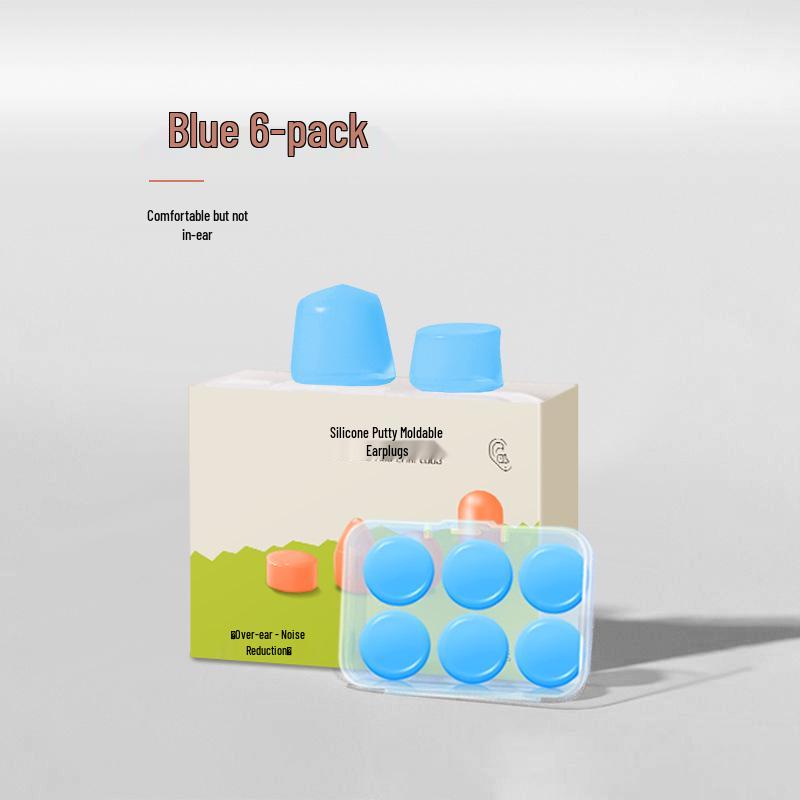 Silicone Noise-Cancelling Earplugs for Sleeping & Swimming (Waterproof, Soundproof, In Stock)