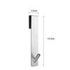 Drilling-Free Stainless Steel Shower Door Hook Space Saving Rustproof Towel Hooks Wall Mounted Bathroom Hooks Sauna