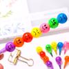 1pcs 7 Color Crayons Art Supplies for Kids Pastel Pen Drawing Set Stationery Smiley Face Crayons Kawaii Pencil School Supplies