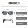 Fashion Retro Sunglasses Double Bridge Metal Sunglasses Ins Personality Irregular Net Red Sunglasses