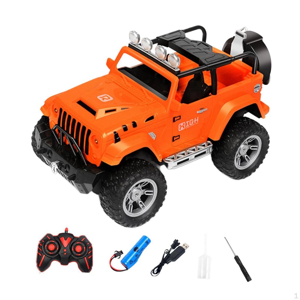 RC Off Road Car Model Climbing for Boys Girls Birthday Gifts Children Black