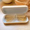 Metal Large Frame One-Piece Retro Toad Glasses Sunglasses Women'S High-End Street Sunglasses